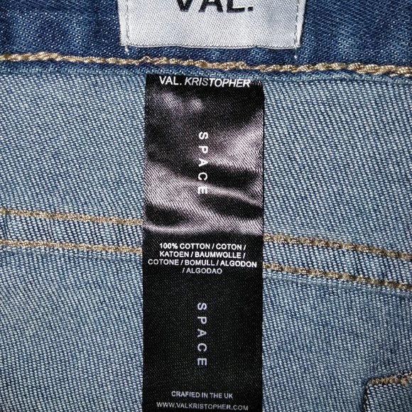 Val Kristopher Patchwork Straight Leg Jean - Picture 13 of 14